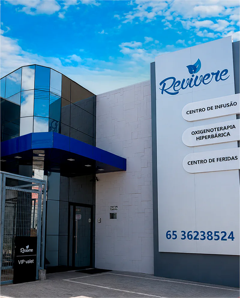 Fachada da Clínica Revivere Cuiabá